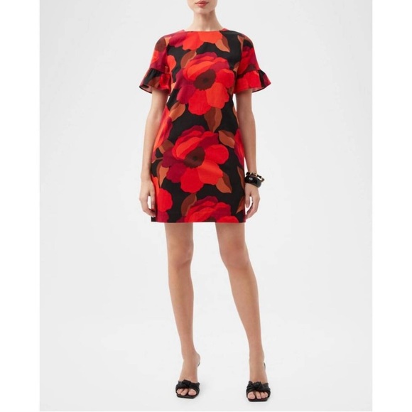 Trina Turk Dresses & Skirts - NWT TRINA TURK Floral Darling Dress Red Multi, Size 2